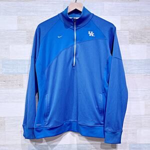Kentucky Wildcats Nike Fit Dry 1/4 Zip Tech Pullover Blue Boys XL 16 18
